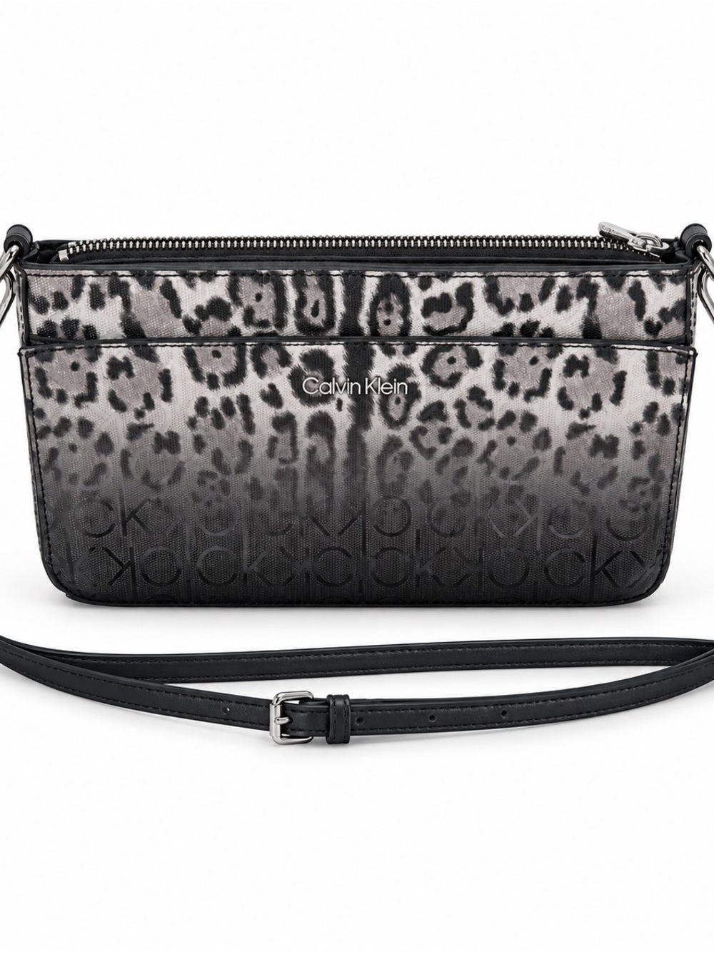 Calvin Klein Leopard-Print Crossbody Bag